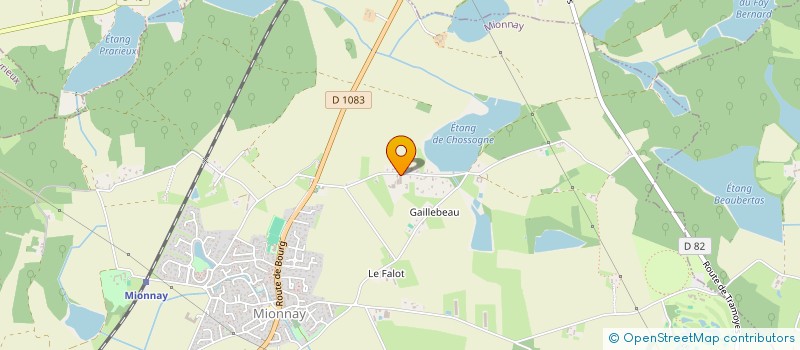 localisation de l'entreprise ERIC HAFLIGER  MIONNAY