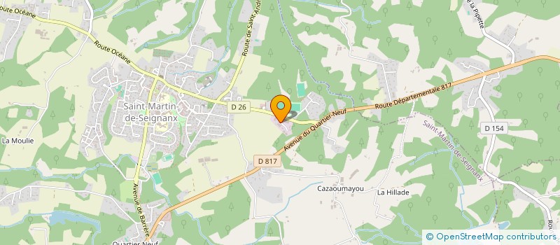 localisation de l'entreprise ERIC HOFFMANN à SAINT-MARTIN-DE-SEIGNANX