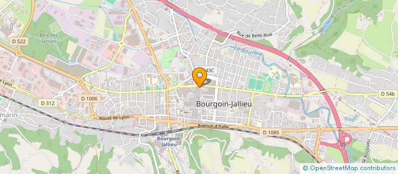 localisation de l'entreprise ERIC & ISA à BOURGOIN-JALLIEU