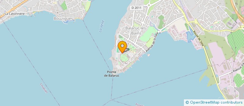 localisation de l'entreprise ERIC JOURNOT LMNP  BALARUC-LES-BAINS