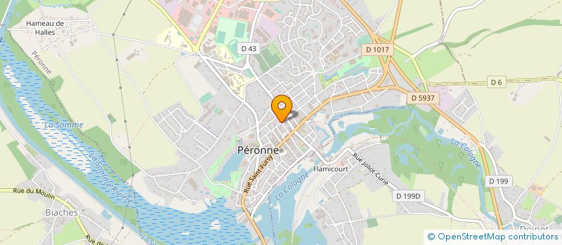 localisation de l'entreprise ERIC KETELS ET JEROME BADEROT, COMMISSAIRES DE JUSTICE ASSOCIES  PERONNE