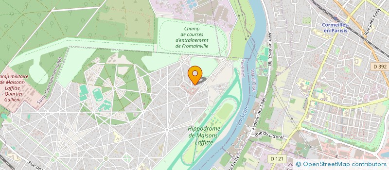 localisation de l'entreprise ERIC LAFONT INDEPENDANT  MAISONS-LAFFITTE