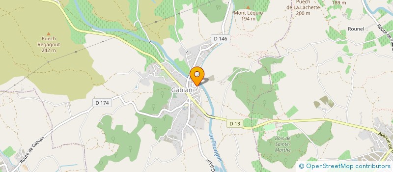 localisation de l'entreprise ERIC LANSDOWN ARTS  GABIAN