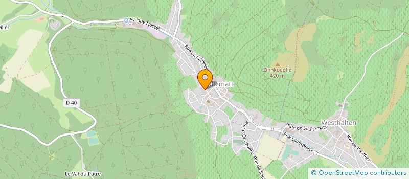 localisation de l'entreprise ERIC LAPOINTE  TRAUBACH-LE-BAS