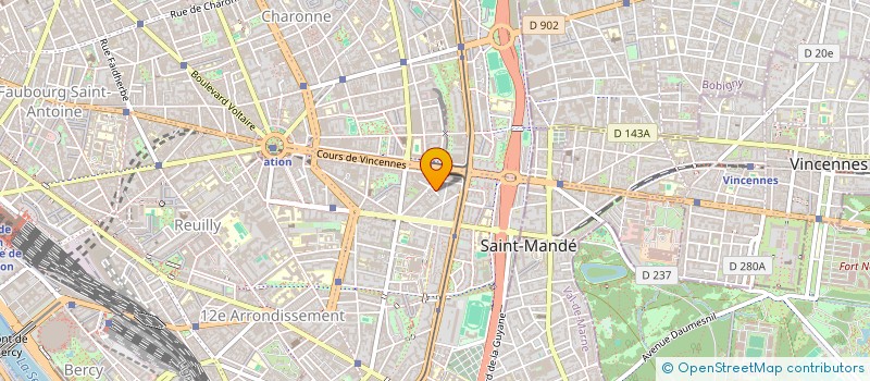 localisation de l'entreprise ERIC LE GAUD  PARIS
