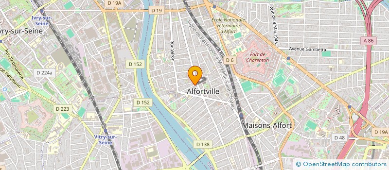 localisation de l'entreprise ERIC LE QUINIO à ALFORTVILLE