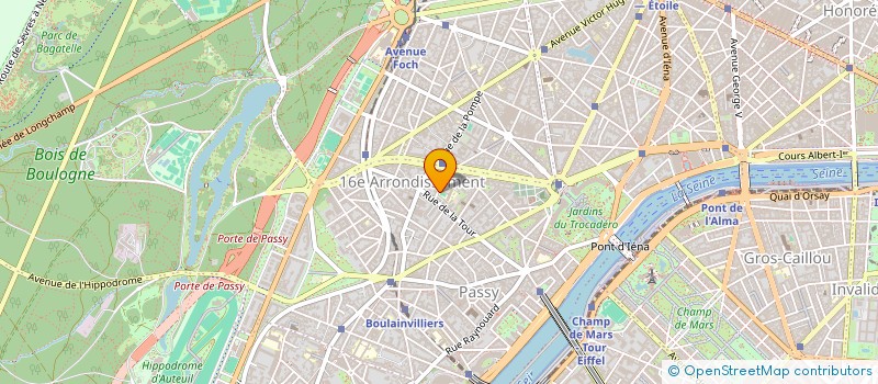 localisation de l'entreprise ERIC LHULLIER CONSEIL  PARIS