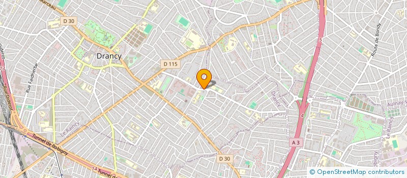 localisation de l'entreprise ERIC & LIA GROUPE à DRANCY