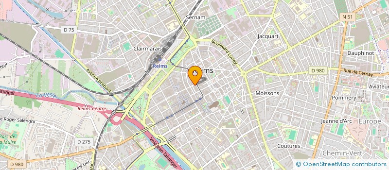 localisation de l'entreprise ERIC LINASSI SARL  REIMS