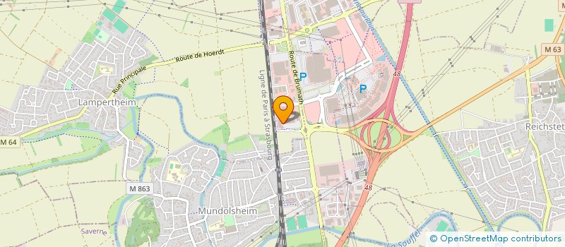 localisation de l'entreprise ERIC LORCH  LAMPERTHEIM