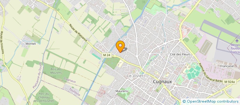 localisation de l'entreprise ERIC MAILLARD CONSEIL  CUGNAUX