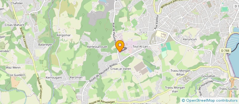 localisation de l'entreprise ERIC MAILLOT ELECTRICITE à PERROS-GUIREC