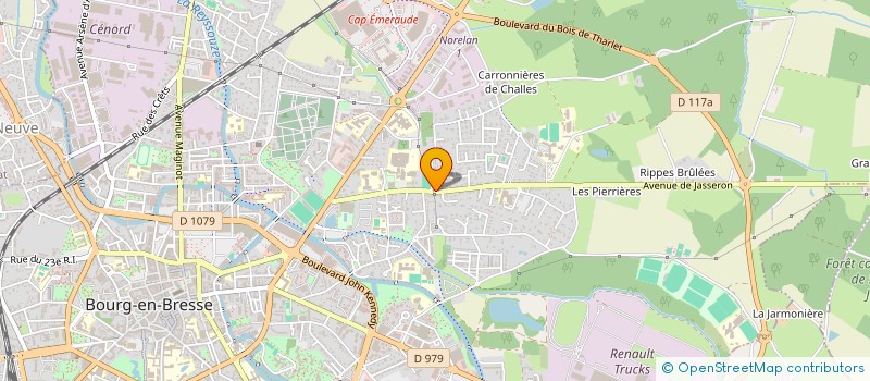localisation de l'entreprise ERIC MASCARO CONSEIL ET PATRIMOINE à BOURG-EN-BRESSE