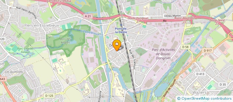 localisation de l'entreprise ERIC MULTISERVICES  DOUAI