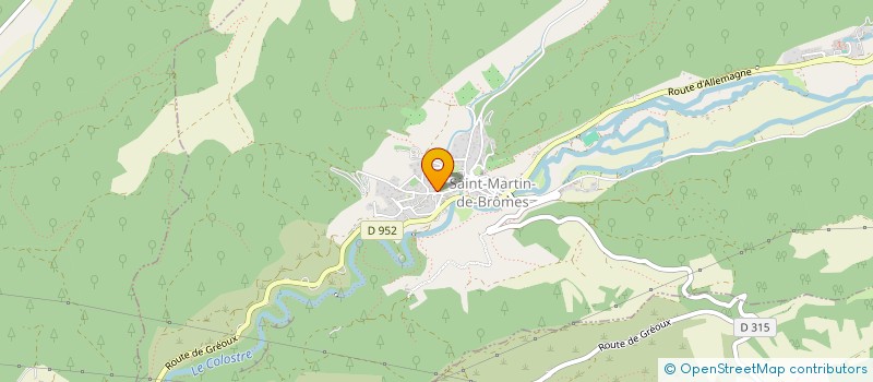 localisation de l'entreprise ERIC NICOLAS  SAINT-MARTIN-DE-BROMES