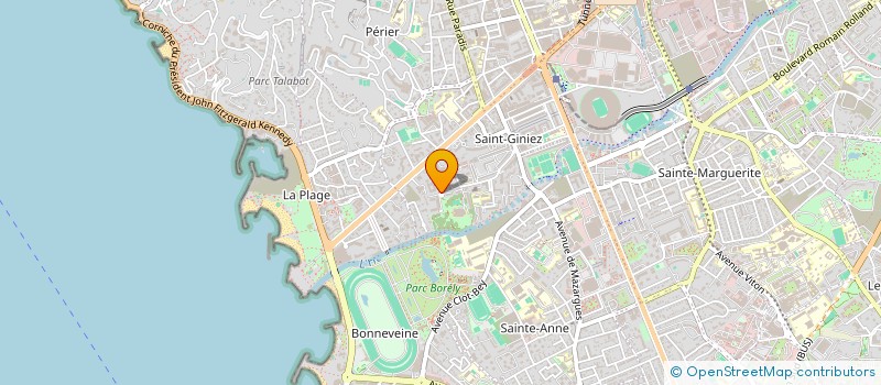 localisation de l'entreprise ERIC ORAISON à MARSEILLE