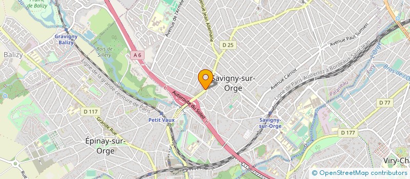 localisation de l'entreprise ERIC PERINELLI , CHRISTIAN SAINT PAUL ET ANDRE LOUIS ARFEUILLERE , NOTAIRES ASSOCIES D UNE SOCIETE CIVILE PROFESSIONNELL à SAVIGNY-SUR-ORGE