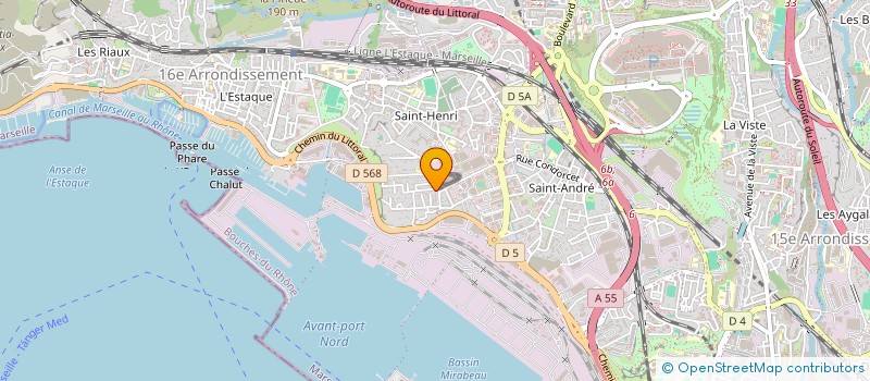 localisation de l'entreprise ERIC PROFILI TRANSACTIONS IMMOBILIERES à MARSEILLE