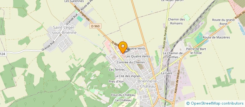 localisation de l'entreprise ERIC REMY NOTAIRE  BRIENNE-LE-CHATEAU