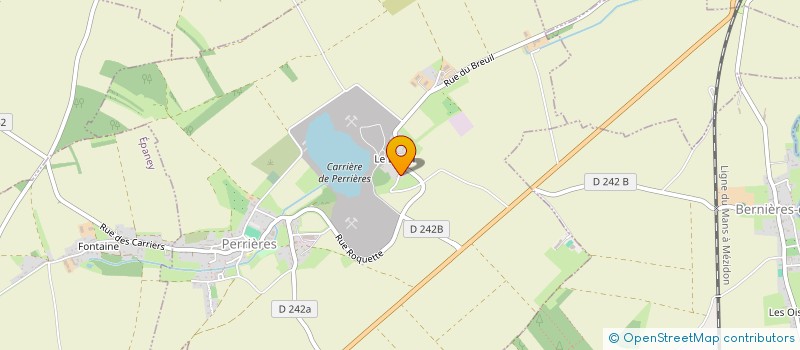 localisation de l'entreprise ERIC RIBOT  SAINT-PIERRE-EN-AUGE