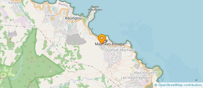 localisation de l'entreprise ERIC ROBERT CHARPENTE MAYOTTE à KOUNGOU