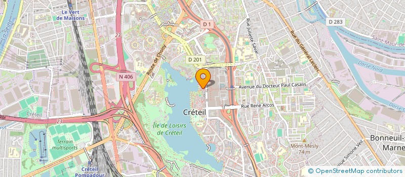 localisation de l'entreprise ERIC'S  CRETEIL