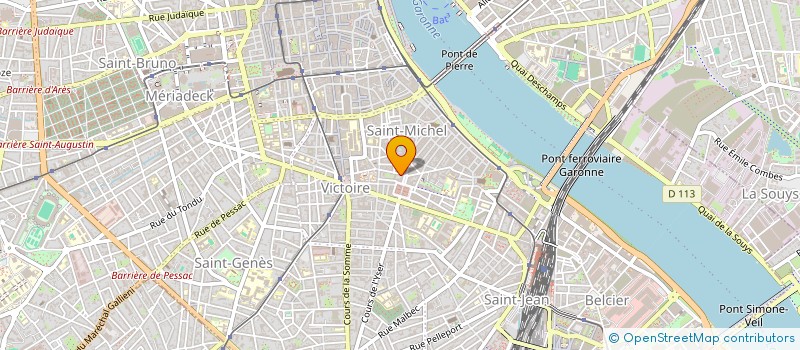 localisation de l'entreprise ERIC'S WINE SELECTION  BORDEAUX