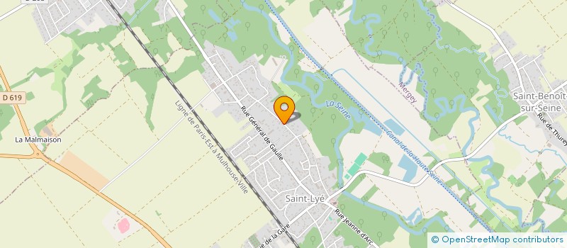 localisation de l'entreprise ERIC SARL SYSTEMES  SAINT-LYE