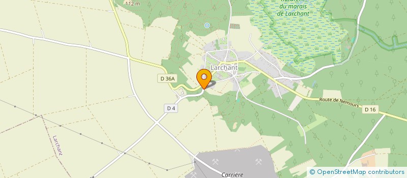 localisation de l'entreprise ERIC SCHMITT SARL  LARCHANT