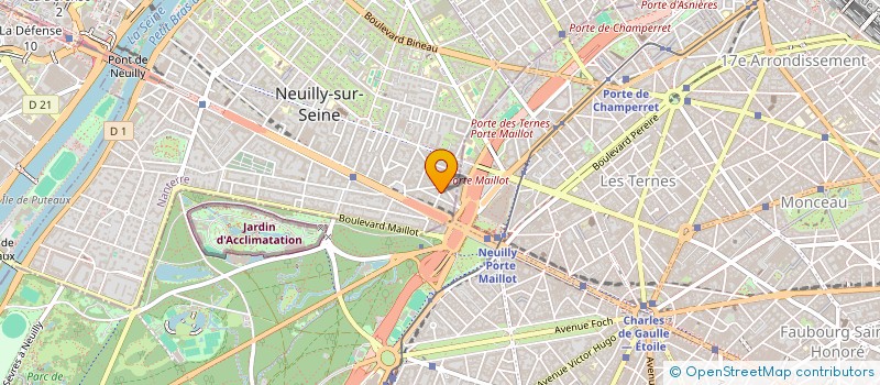 localisation de l'entreprise ERIC SELLIER SAS à NEUILLY-SUR-SEINE