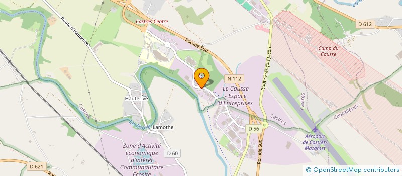 localisation de l'entreprise ERIC SERY, ARNAUD PASSELAC ET JEAN-PHILIPPE RIETSCH, NOTAIRES, ASSOCIES D'UNE SOCIETE CIVILE PROFESSIONNELLE TITULAIRE D à CASTRES