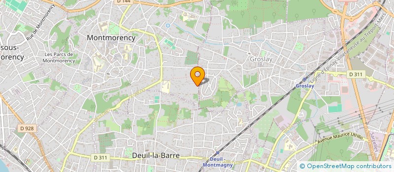 localisation de l'entreprise ERIC STEPHANE CASANOVA ESC  MONTMORENCY