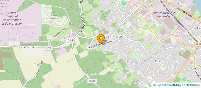 localisation de l'entreprise ERIC TAXI  SAINT-MARCEL