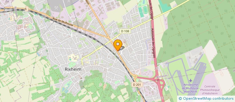 localisation de l'entreprise ERIC TINCHANT ET ISABELLE TINCHANT MERLI NOTAIRES ASSOCIES D'UNE SCP TITULAIRE D'UN OFFICE NOTARIAL SIS A RIXHEIM  RIXHEIM