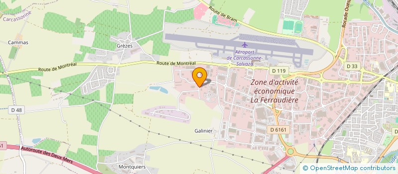 localisation de l'entreprise ERIC TP à CARCASSONNE