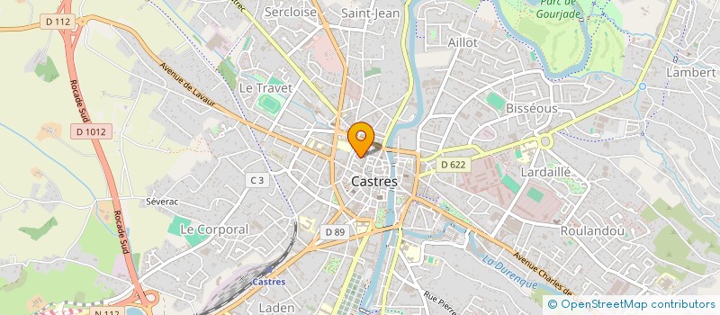 localisation de l'entreprise ERIC VIALE à CASTRES