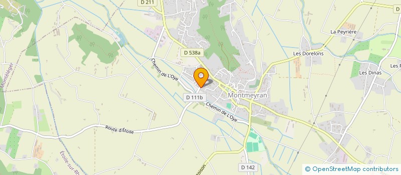 localisation de l'entreprise ERIC VILOIN NEXT  MONTMEYRAN