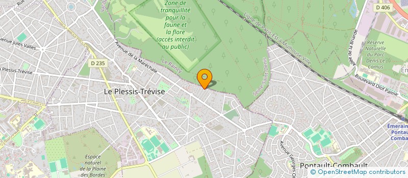 localisation de l'entreprise ERIC WATTRE IMMOBILIER à LE PLESSIS-TREVISE