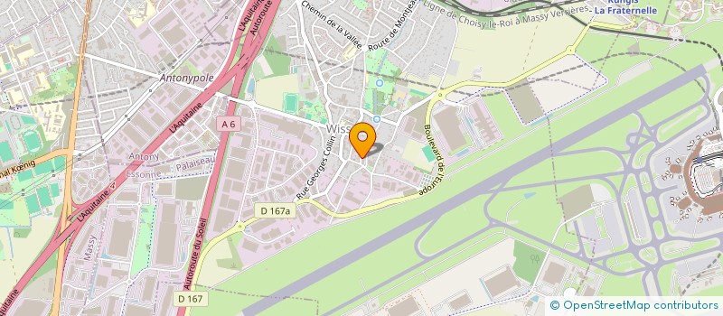 localisation de l'entreprise ERICA à WISSOUS