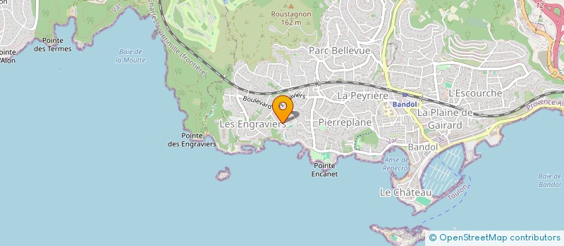 localisation de l'entreprise ERICAMPO à BANDOL