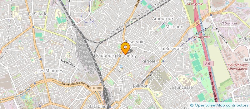 localisation de l'entreprise ERICARE à TOULOUSE
