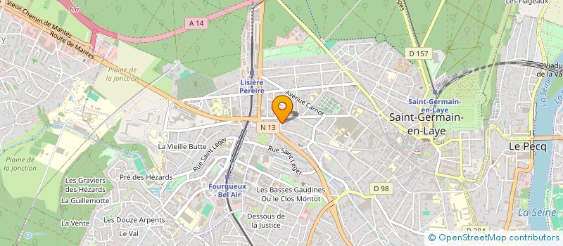 localisation de l'entreprise ERICAT  SAINT-GERMAIN-EN-LAYE