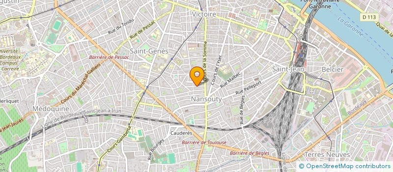 localisation de l'entreprise ERICETL  BORDEAUX