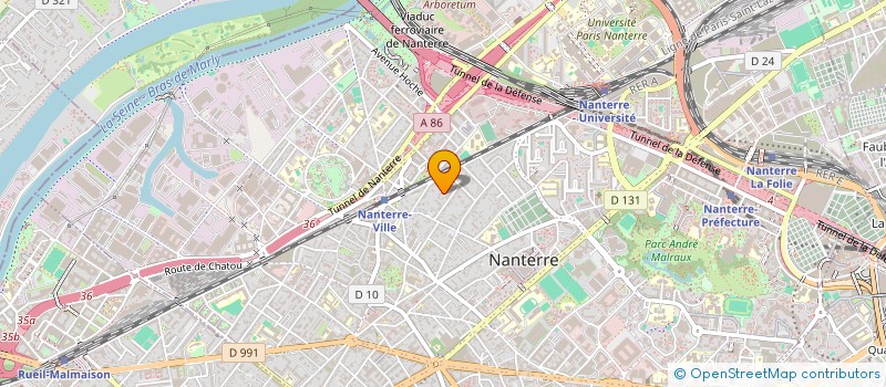 localisation de l'entreprise ERICHRIS  NANTERRE