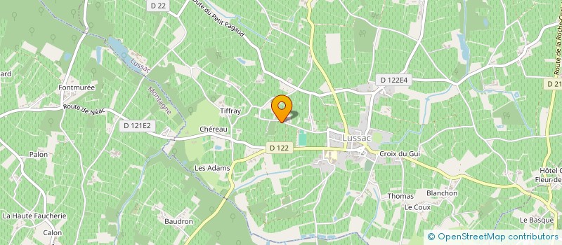 localisation de l'entreprise ERICK GAURY  MONTAGNE