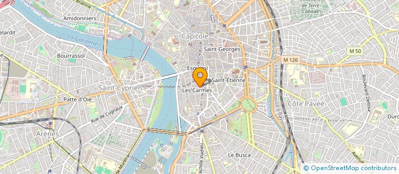 localisation de l'entreprise ERICK RIVES  TOULOUSE