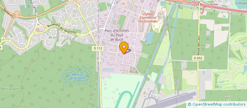 localisation de l'entreprise ERICK WAGNIERES  LA TESTE-DE-BUCH