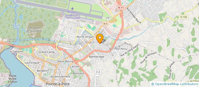 localisation de l'entreprise ERICKA à LES ABYMES