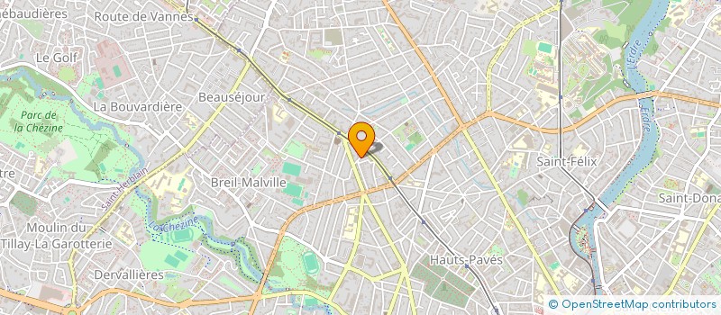 localisation de l'entreprise ERICPRADELS à NANTES