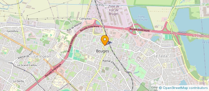 localisation de l'entreprise ERICSO  BRUGES